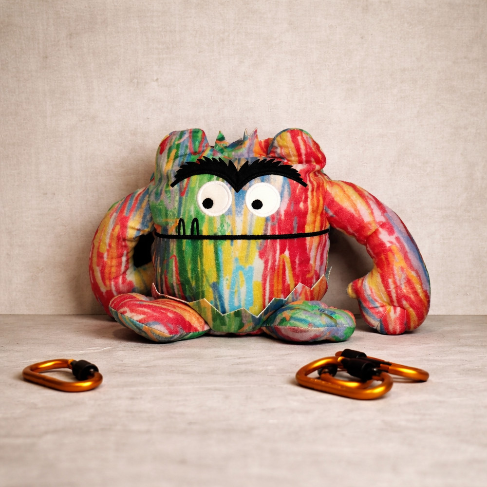 Rainbow Monster Chalk Bag