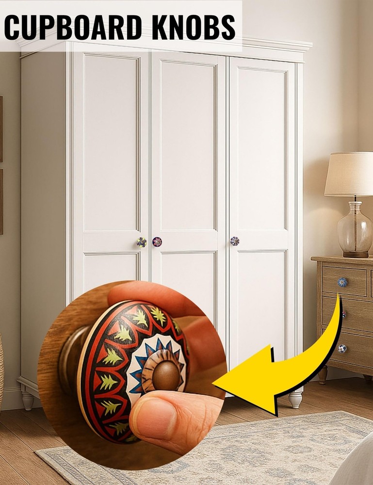 Decorative Cabinet Knobs - Antique Cabinet Knobs - Pulls for Cabinets and Dra...