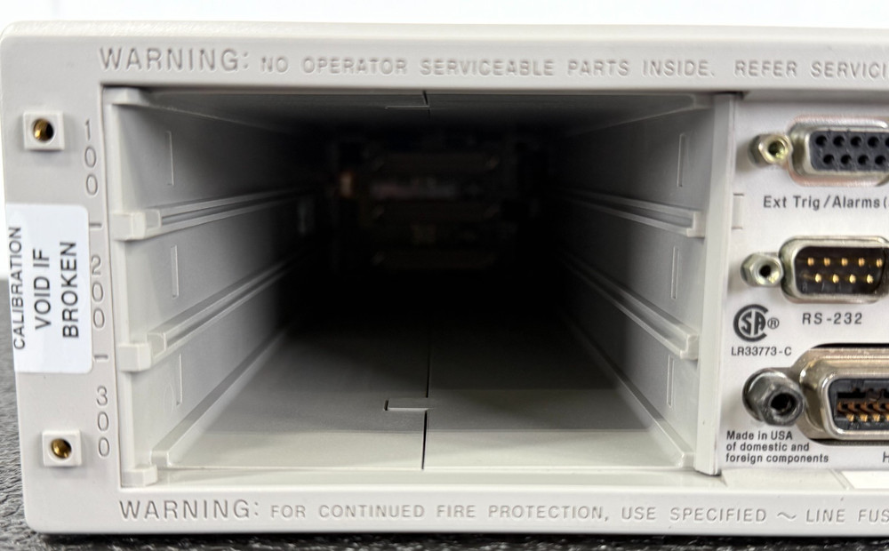 Agilent 34970A Data Acquisition / Switch Unit Mainframe – No Modules