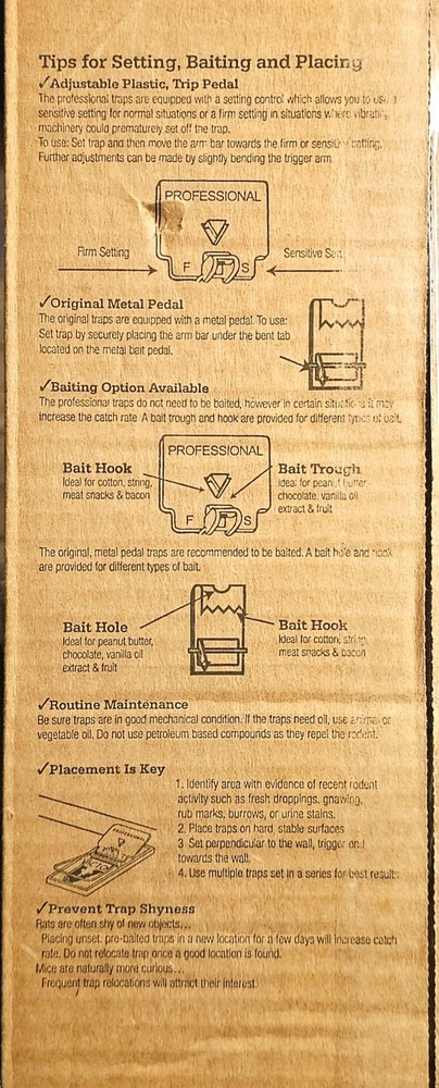 Victor Easy Set Wood/Plastic Mouse Trap 63-Count