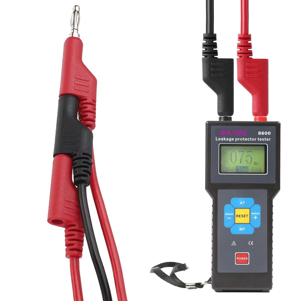 Stackable banana plug test cables for multimeters.