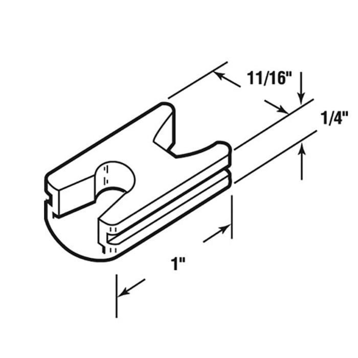 Leigh - Monarch, H-Shape Plastic Cap / Guide - Pair