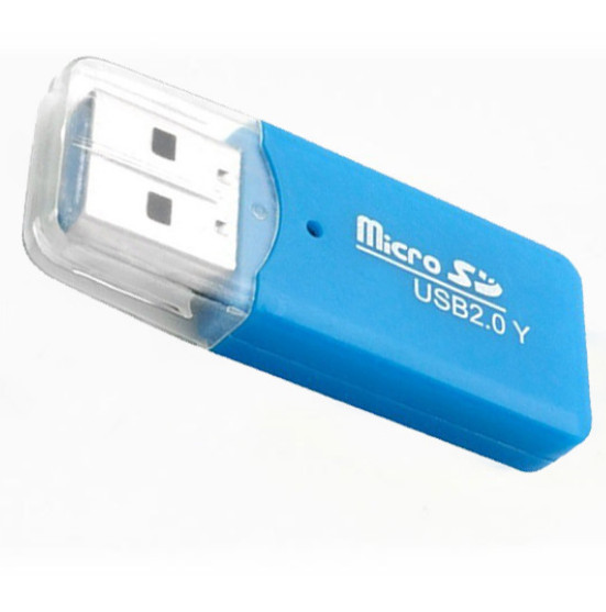 10pcs Portable Travel Cellphone TF Card Reader USB2.0 Medium Speed Card Reader