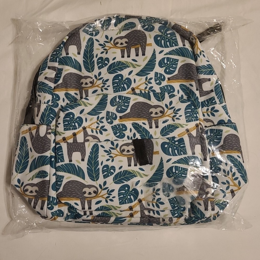 Childs Mini Backpack, Slothes Pattern