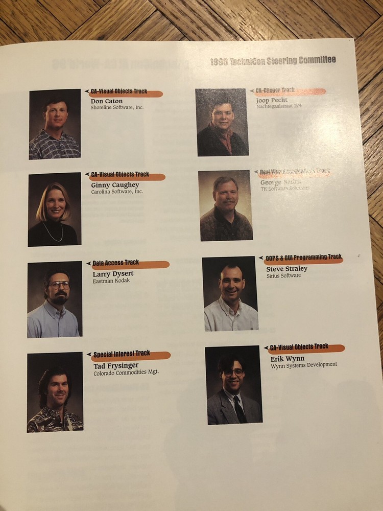 1996 TechniCon Tech Conference At CA-World New Orleans Info Packet