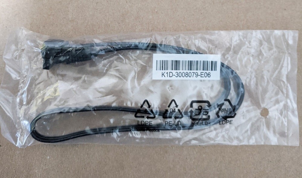 New 20" Front Panel PC Case ON/OFF Reset Switch Power/ HDD LED Connector Cables