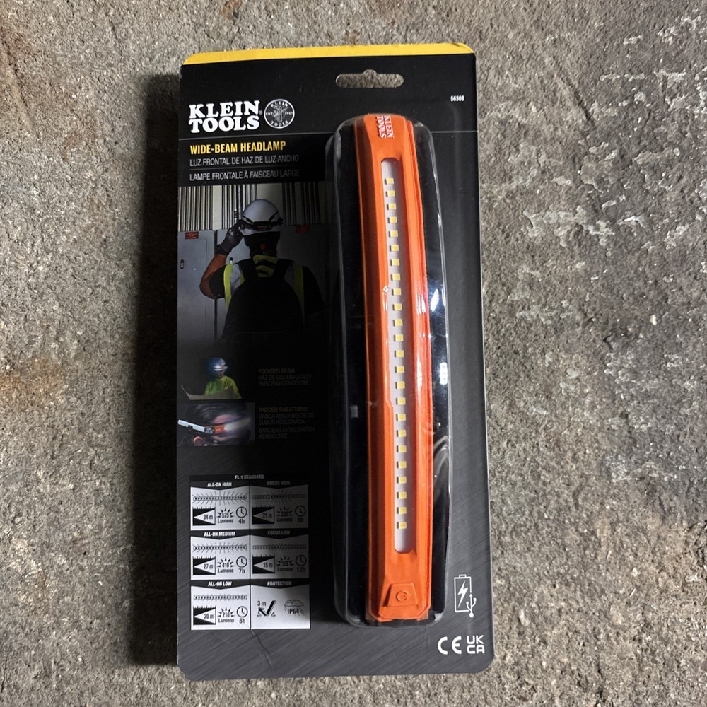 Klein Tools 56308 Widebeam Headlamp with Strap