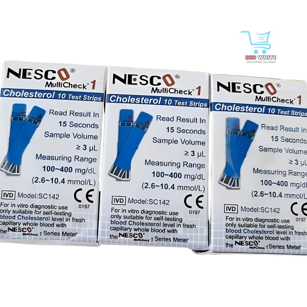 NESCO Multicheck Cholesterol Test Strips – Compatible Test Strips Pack