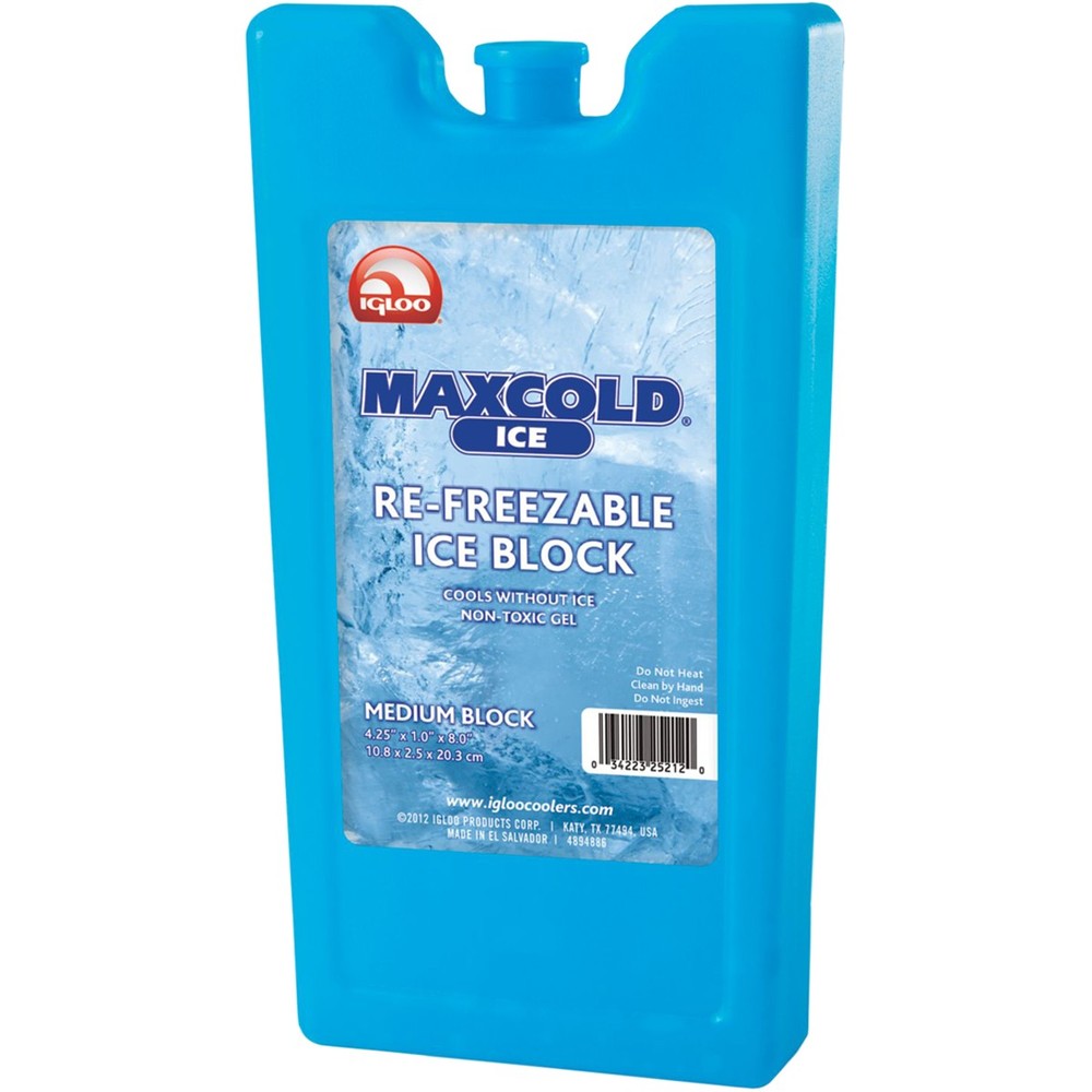 IGLOO MaxCold Medium Refreezable Ice Block - Blue