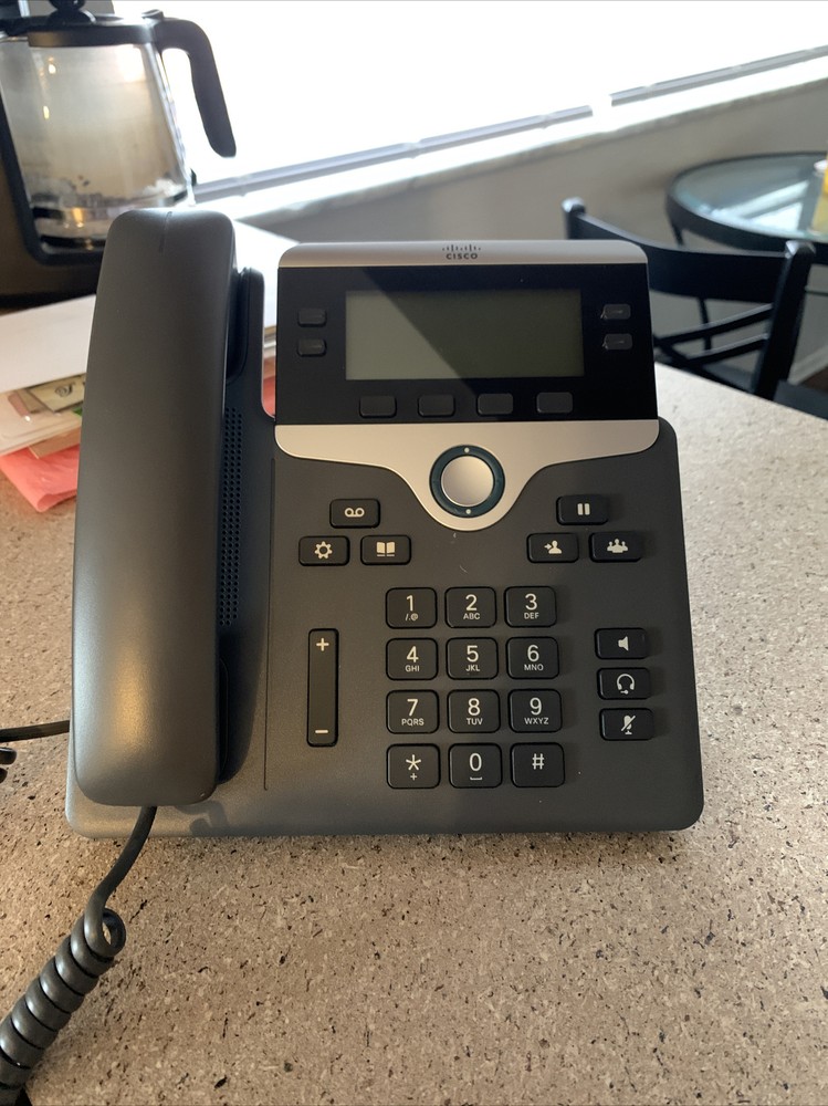 Cisco CP-7841-K9 [GRAY+SILVER][4 LINES][USE WITH CUCM][MINT CONDITION]