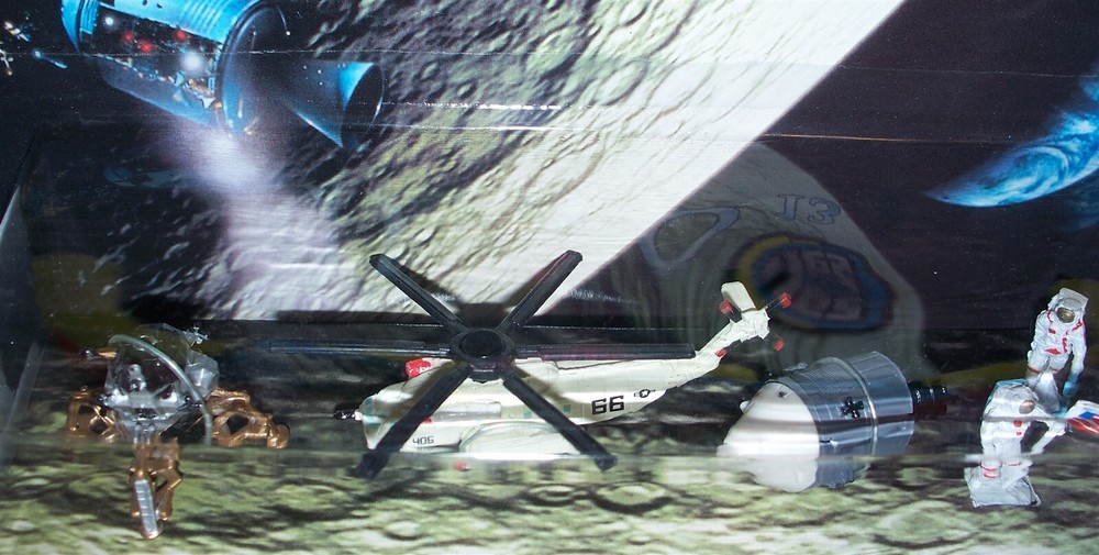 Micro Machines Set - APOLLO 13 Moon, Space, HH-53C
