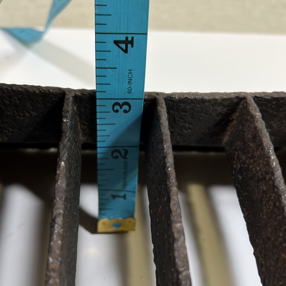 Vintage antique cast iron boot scraper