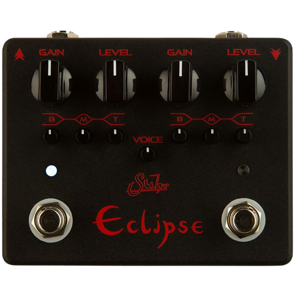 Suhr Eclipse Overdrive/Distortion Effects Pedal, Black Edition