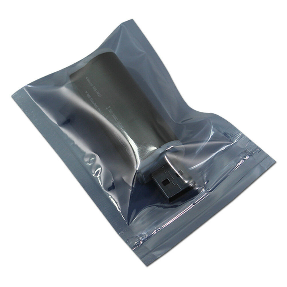 ESD Anti-Static Shielding For Zip Bag Plastic Antistatic Lock Pouch Electronics