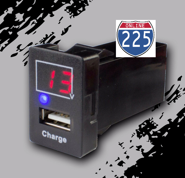 6pc Wholesale 5V 2.1A USB Port Socket Digital Charger Interface Voltmeter