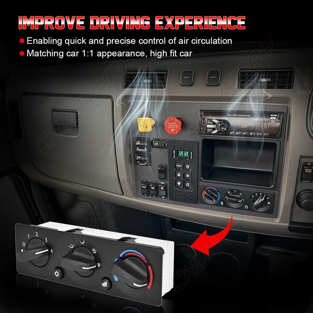 High Qualit ABS A/C Climate Control Module Panel For 2002-2006 Kenworth T600A