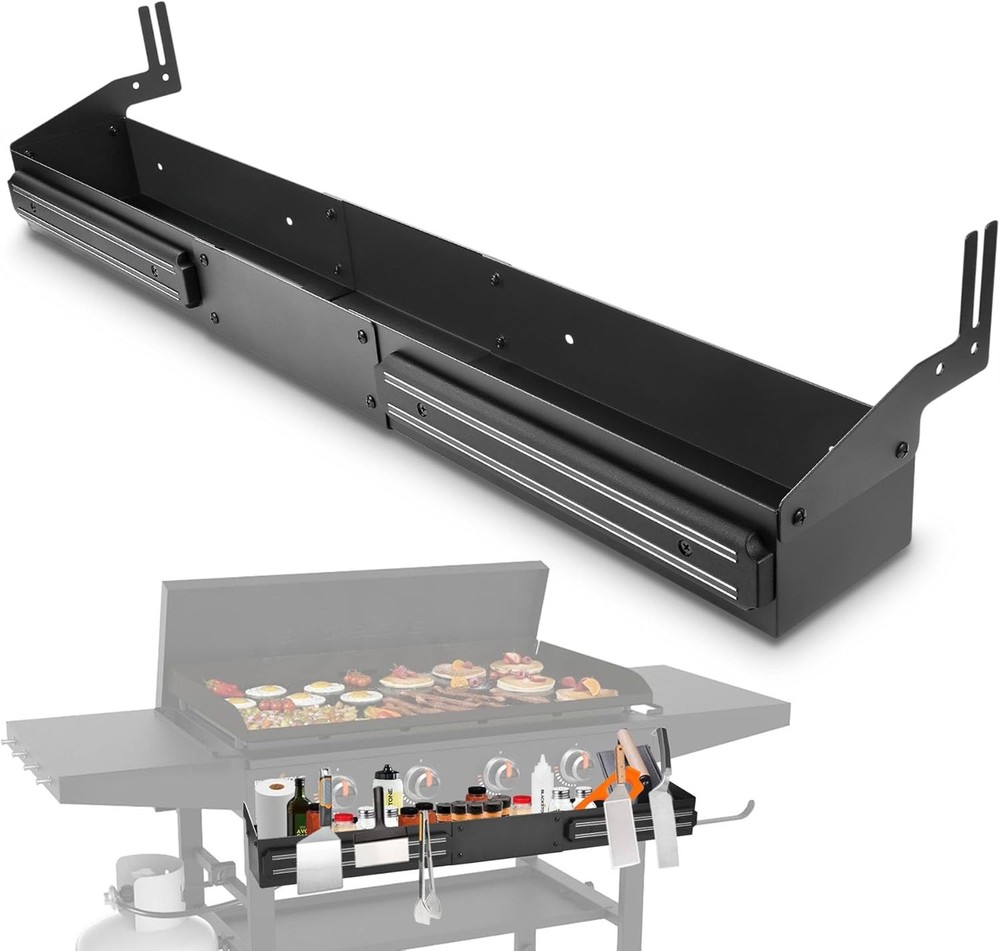 Front Griddle Caddy with 2-Pack Magnetic Tool Holders for Blackstone 36 inch