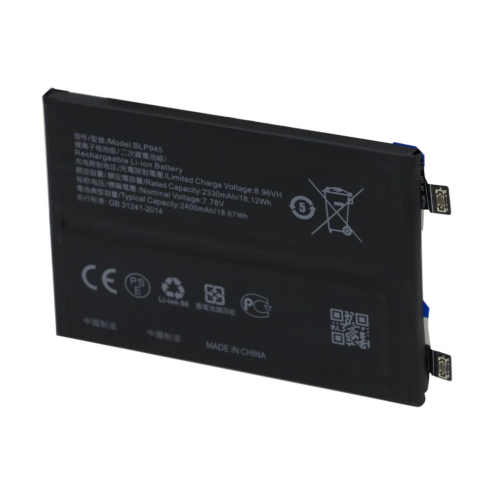For OnePlus 10T Replacement Battery BLP945 2400mAh