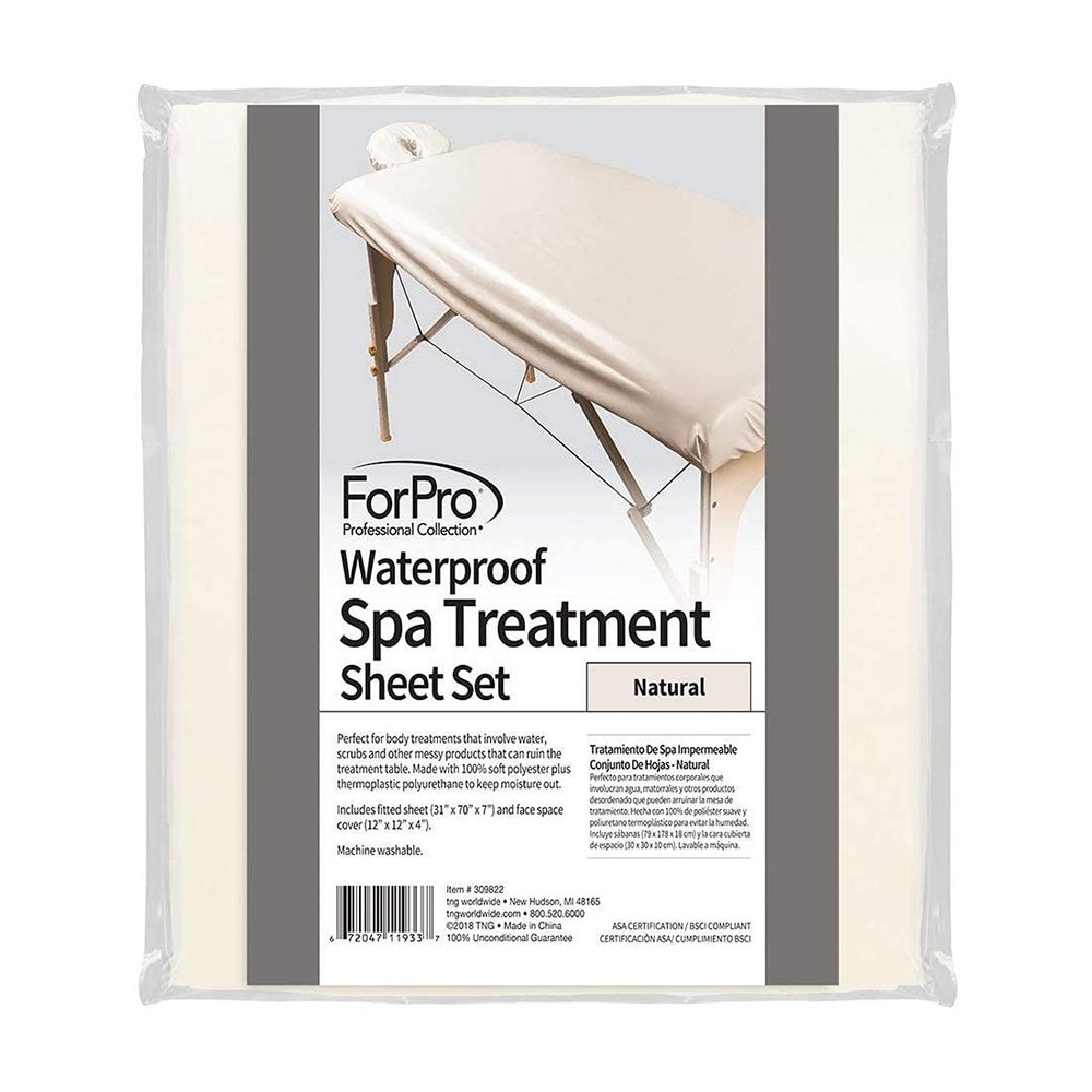 ForPro Professional Collection Waterproof Massage Table Cover, Protective Spa...