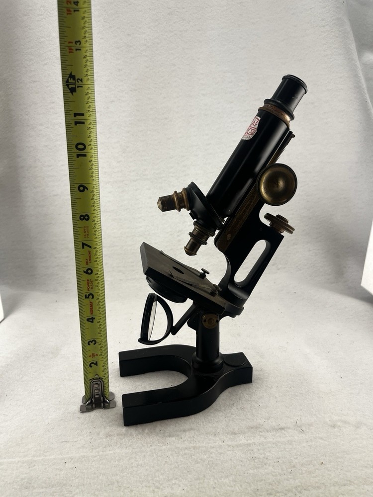 Vintage Graf Apsco Microscope No Light- Made In Chicago c.1946