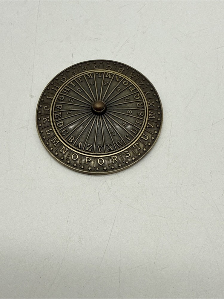 Retroworks Caesar Cipher Medallion Secret Decoder Original New