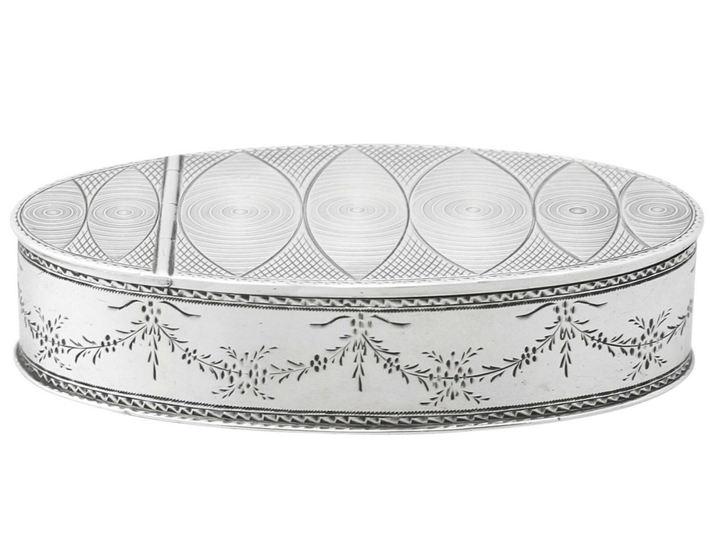 Antique Austrian Silver Table Snuff Box, 1807