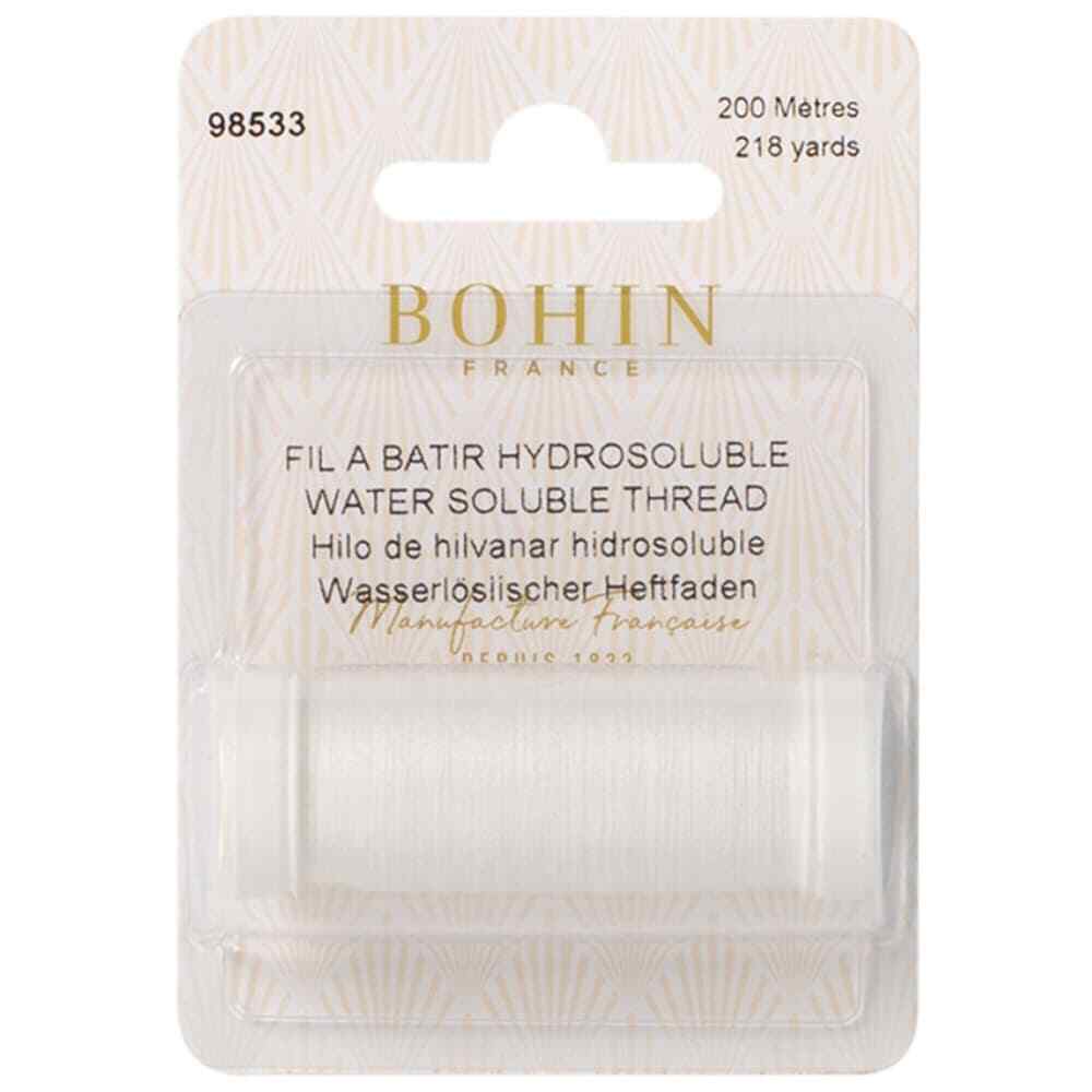 Bohin, Water Soluble Thread (218yd) - White