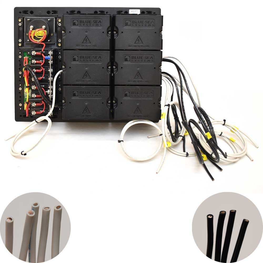 Cobalt Boat Power Distribution Panel 415249 | 230VAC / 12VDC w/ Breakers