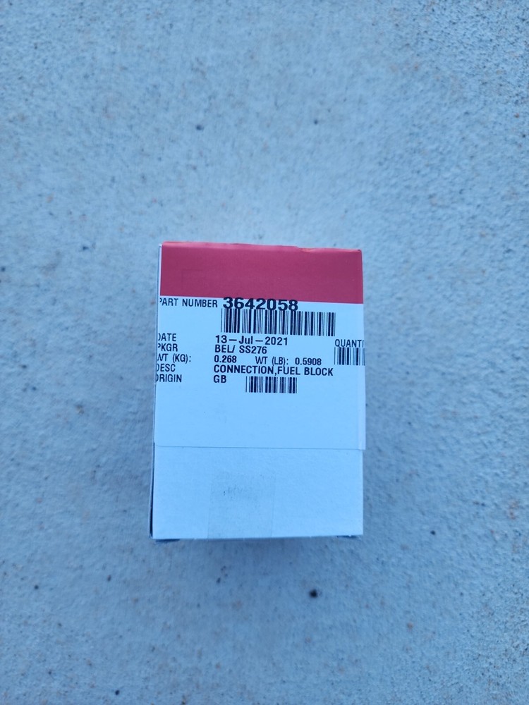 Cummins Fuel Connection Block 3642058
