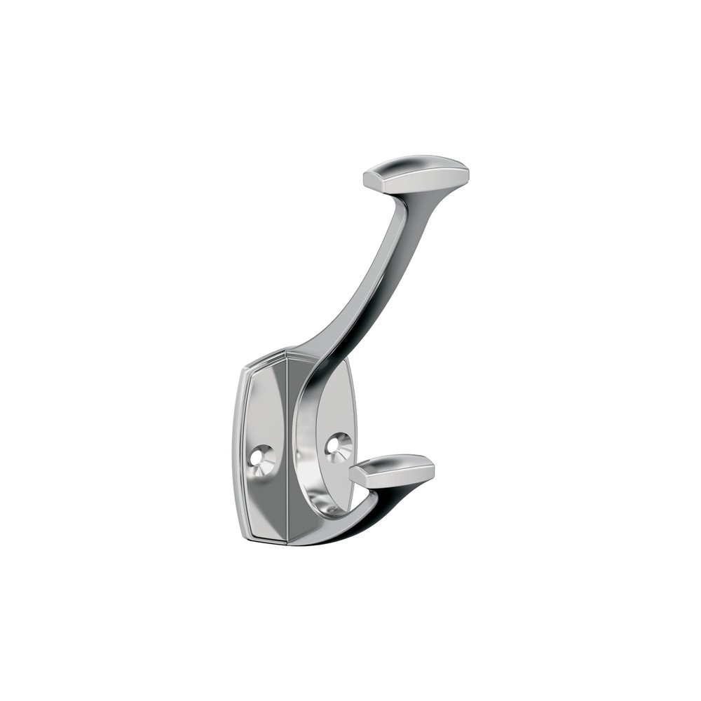 H3700126 | Vicinity Double Prong Decorative Wall Hook | Polished Chrome Hook ...