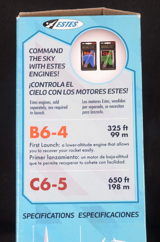 Estes 1437 Flicker 21" Flying Model Rocket Kit w/ Launch Set New Open Box