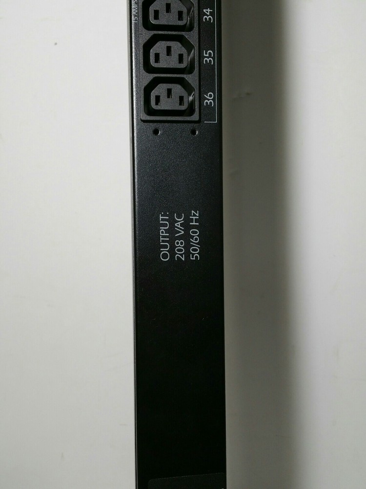 APC Rack PDU, Metered, AP7868 - Zero U - Power Distribution Strip