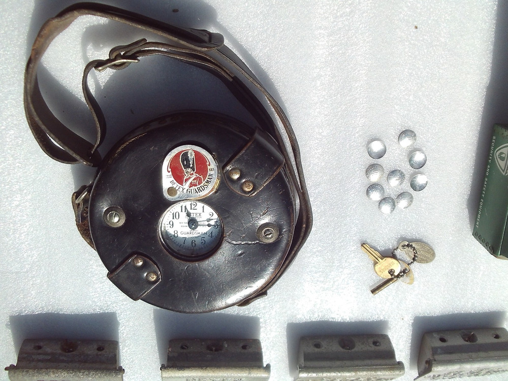 Detex Guardsman clock Complete set