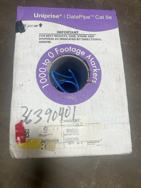 CAT5e; Datapipe; Unshielded PLeNuM BLUE 1000'