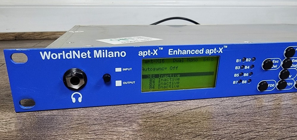 APT WorldNet Milano APT-X Enhanced Full Duplex audio codec for ISDN and Fixed