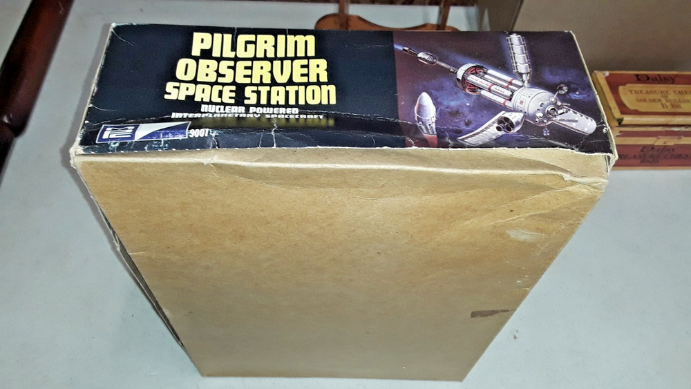 MPC PILGRIM OBSERVER SPACE STATION MODEL KIT 1/100 Scl- Open Box Complete (MK-31