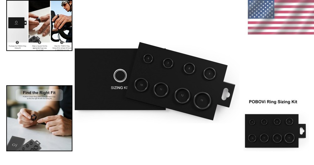 Ultimate Ring Sizing Kit - Custom Measurement Tool for Smart Rings 6-13