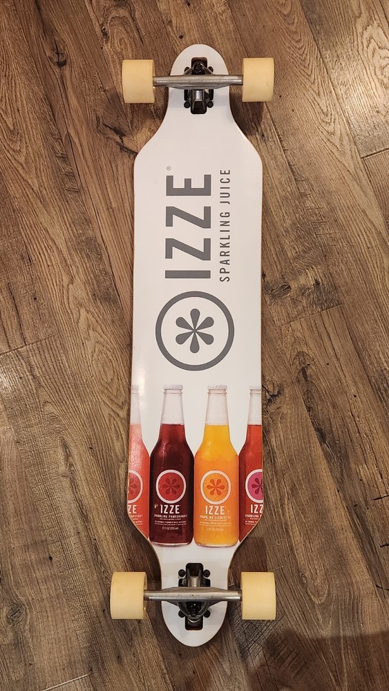 Custom Izze White Wave Longbaord (RARE)