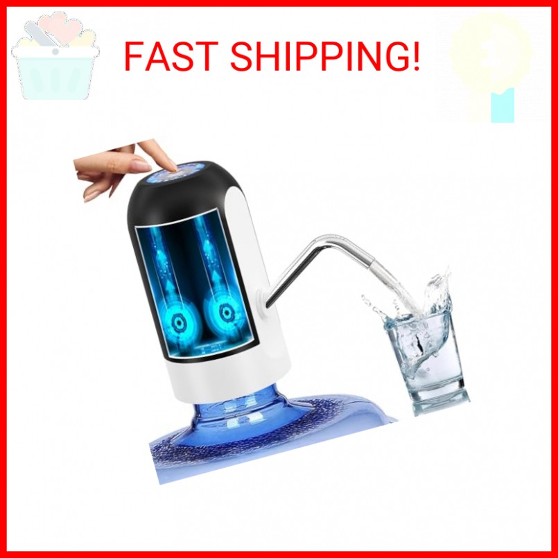 Myvision Water Dispenser for 5 Gallon Bottle, Portable USB Charging Electric Wat