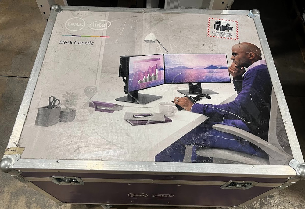 Dell Intel Desktop Demo ATA Flight Case w/ Custom Foam Insert – Case Only