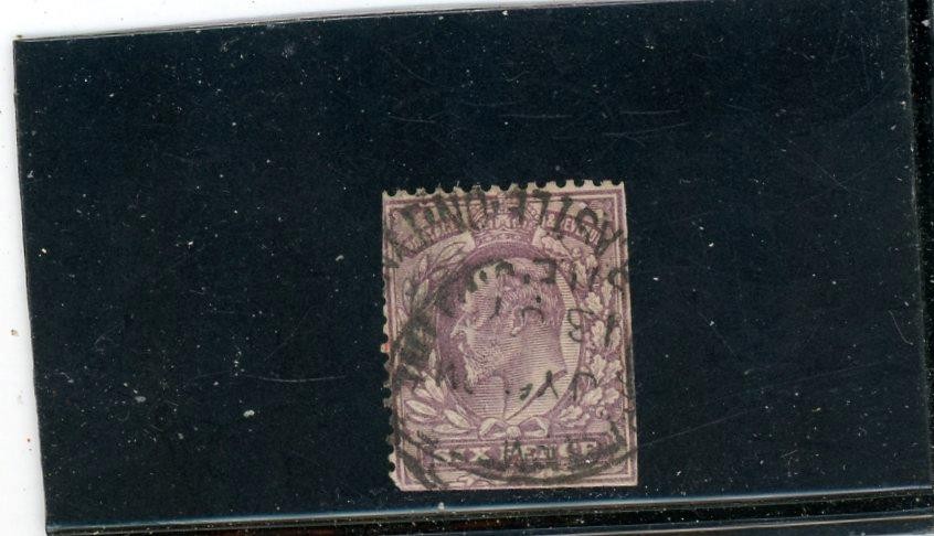 Great Britain 1902 Scott# 135b Canceled (Short perf)