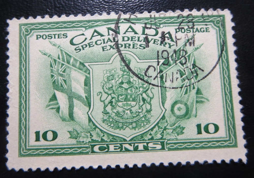 CANADA STAMPS USED 1942  #E10 "SPECIAL DELIVERY EXPRESS" SINGLE BOB