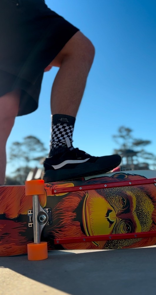 Disrupt Checkered Socks