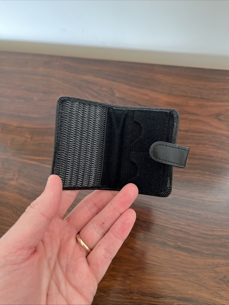 Leica SD Card Holder Folio Leatherette Black
