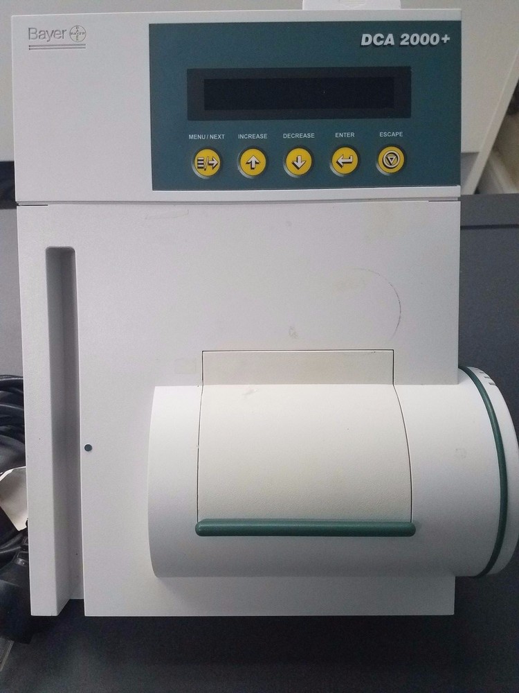 Bayer DCA 2000+ Hemoglobin Blood Analyzer + SR002810 Program Card