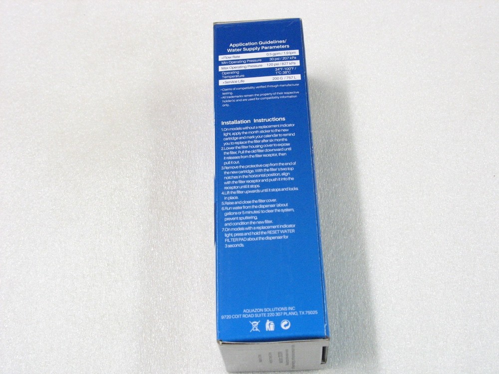 PUREPLUS PP-RWF1200A Refrigerator Water Filter - Replacement Filter New