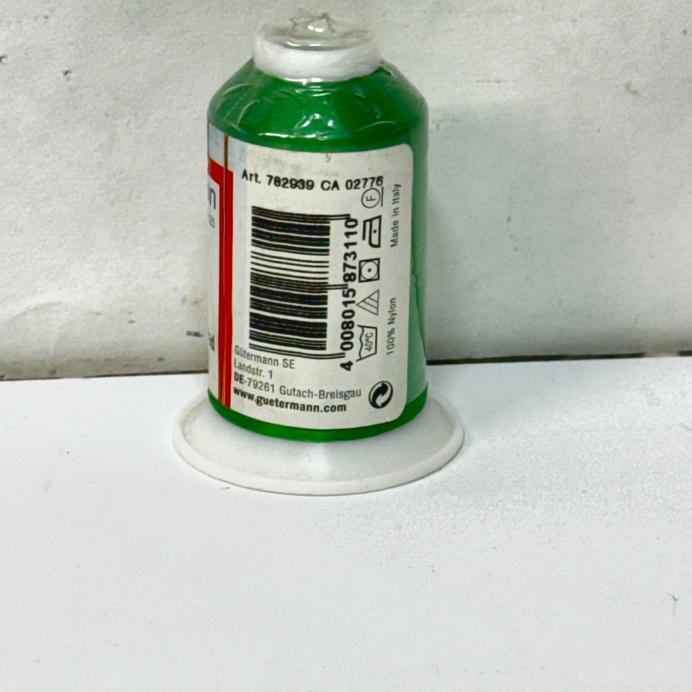Gutermann Bulky Nylon Thread Overlocking, Textured, 8375 Green, 1000M