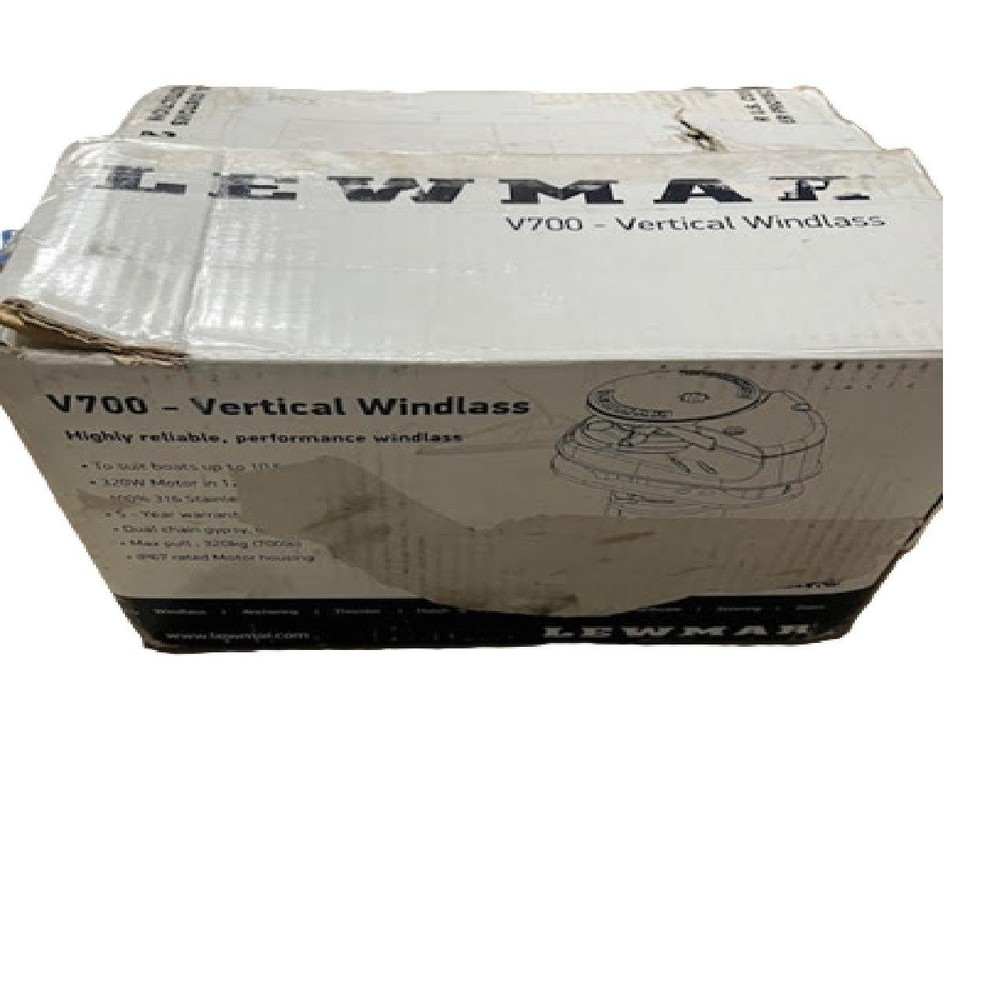 Lewmar V700 Vertical Windlass Kit - 12V- opened box