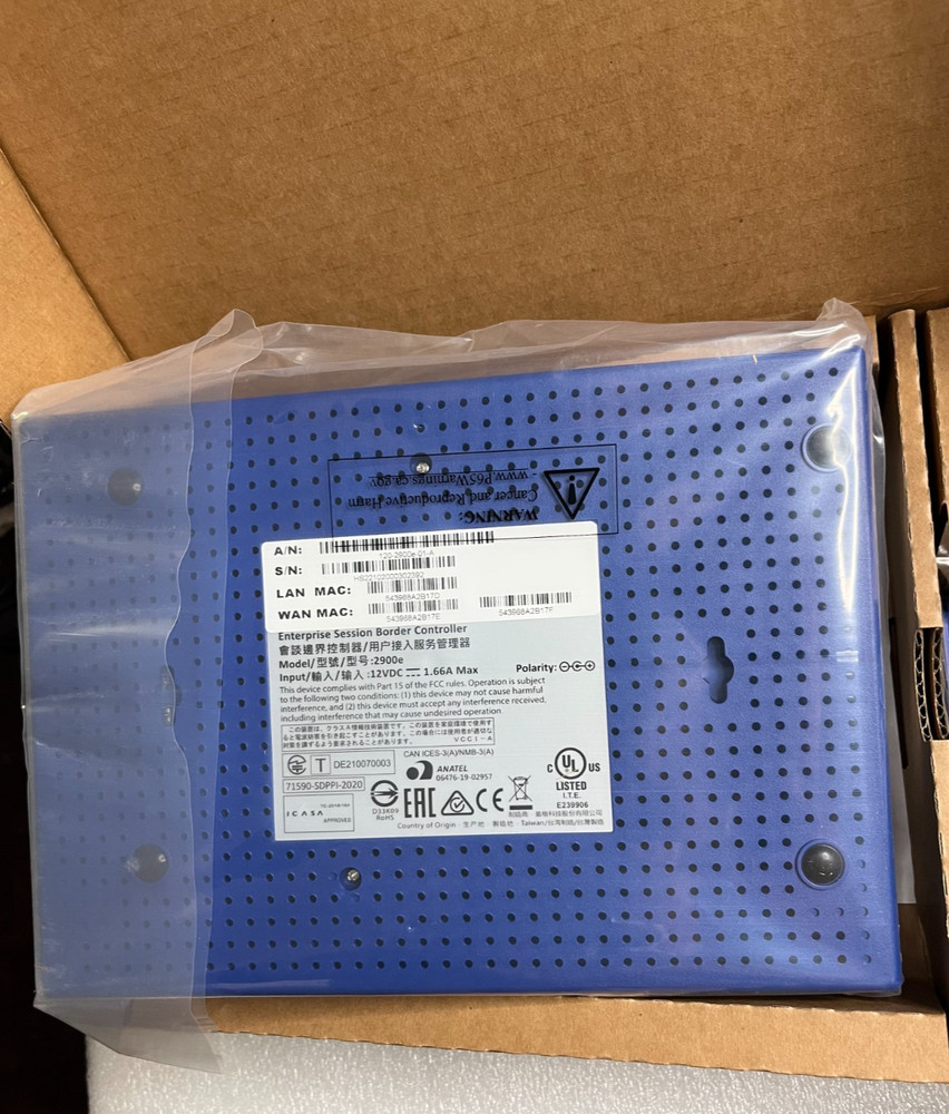 Edgewater Networks 2900e Series Enterprise Session Border Controller