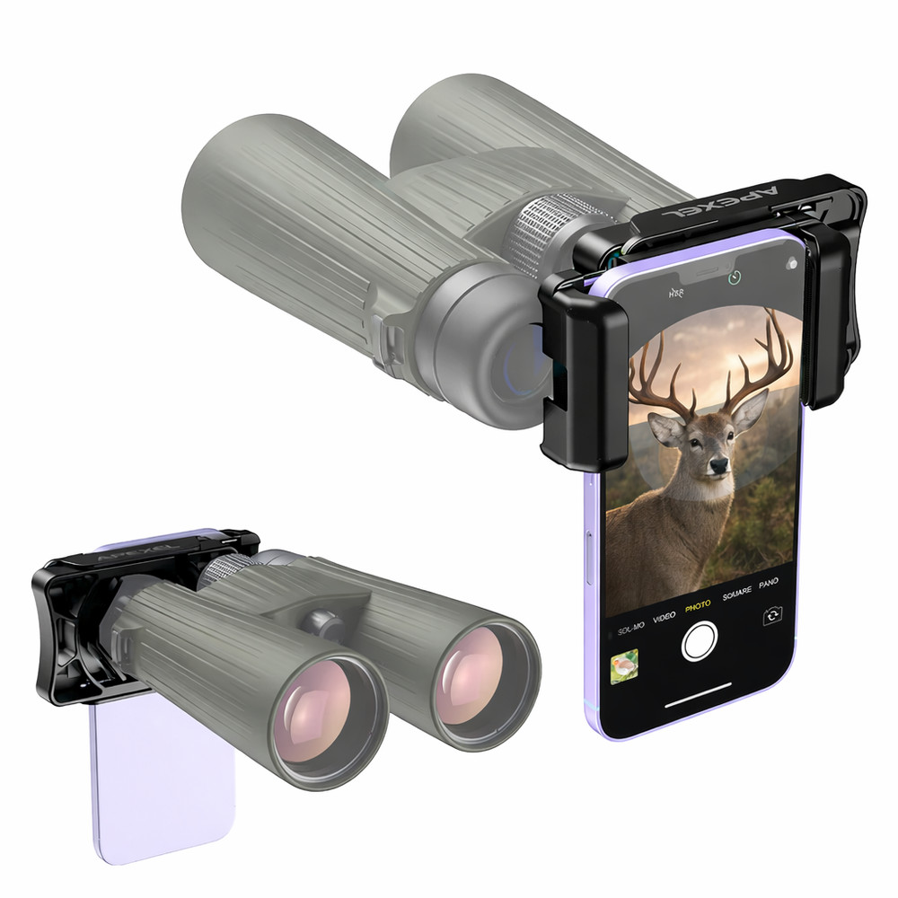 Cell Phone Telescope Adapter – Universal Phone Holder for Scope & Binocular